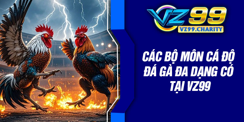Các bộ môn cá độ đá gà đa dạng có tại VZ99