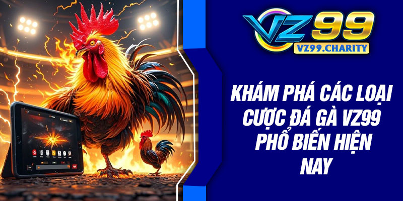 Khám phá các loại cược đá gà vz99 phổ biến hiện nay