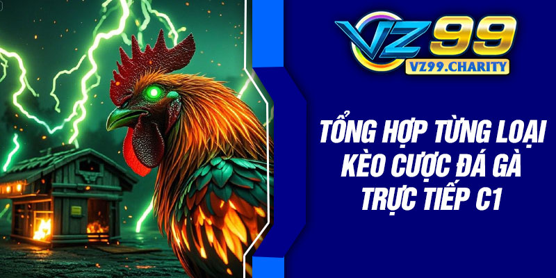 Tổng hợp từng loại kèo cược đá gà trực tiếp C1